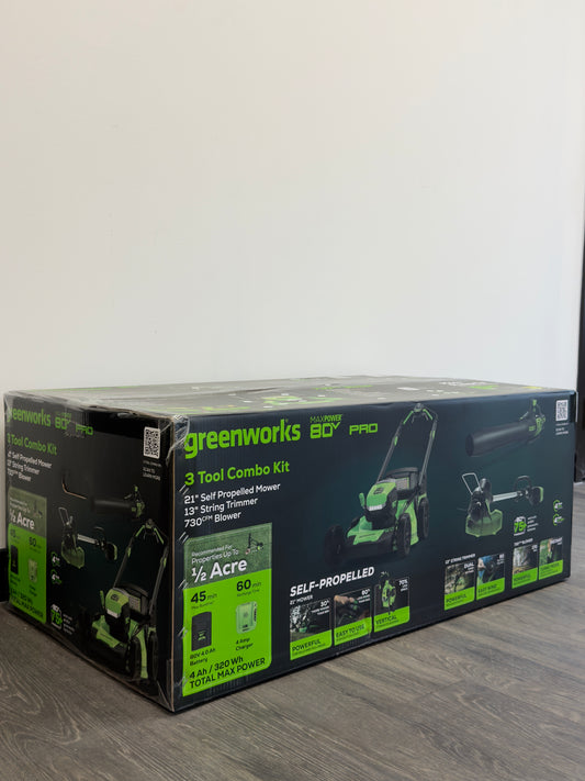 Greenworks 80V Pro 3-Tool Combo Kit