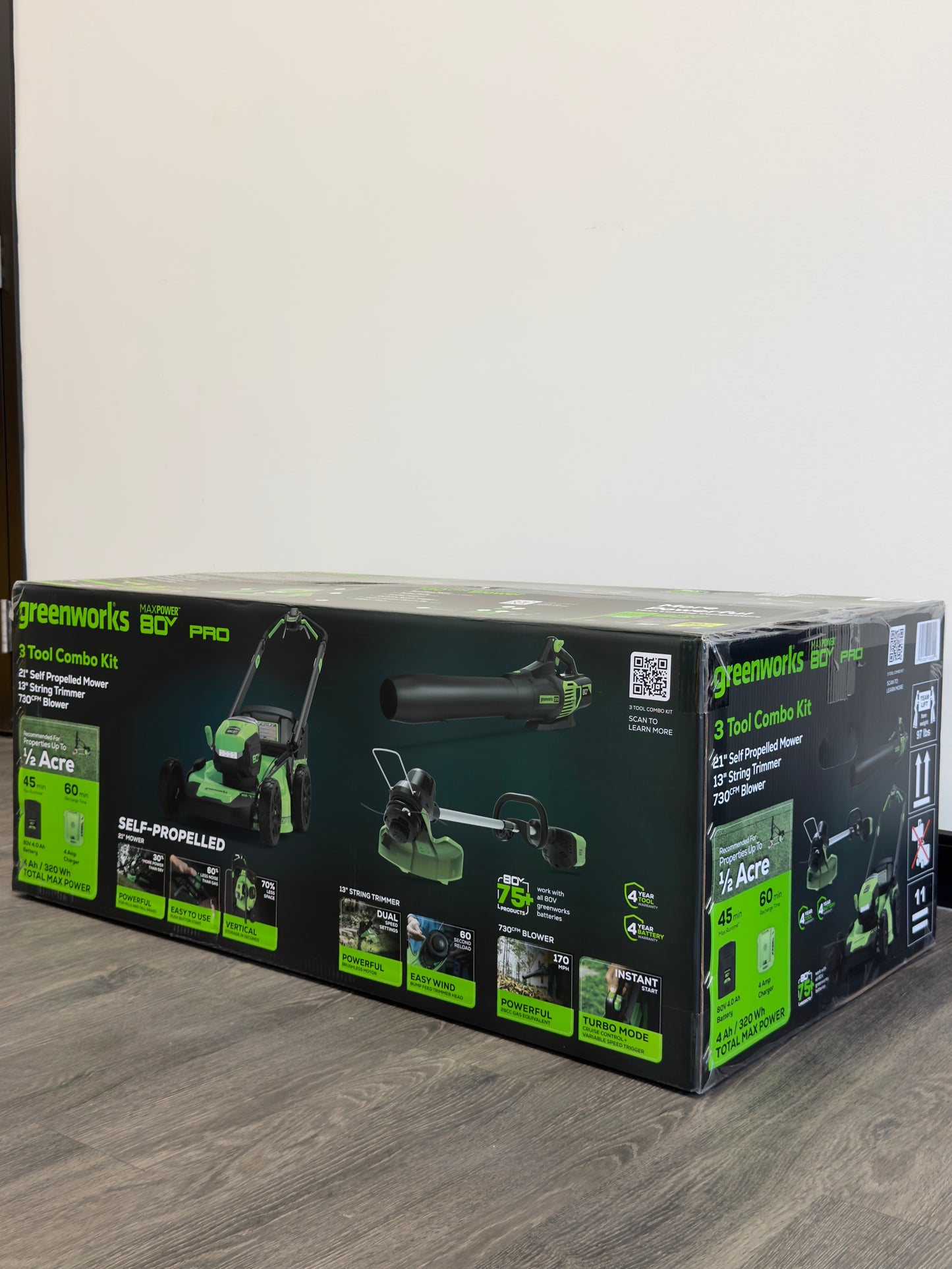 Greenworks 80V Pro 3-Tool Combo Kit