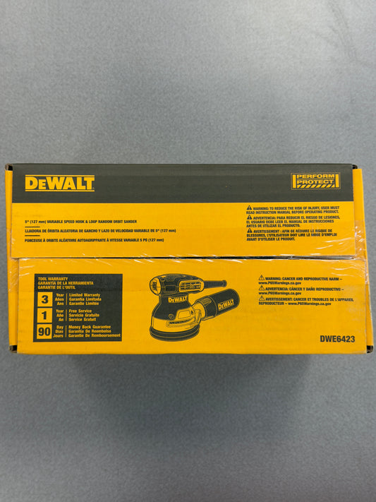 DeWALT 5" Variable Speed Random Orbit Sander